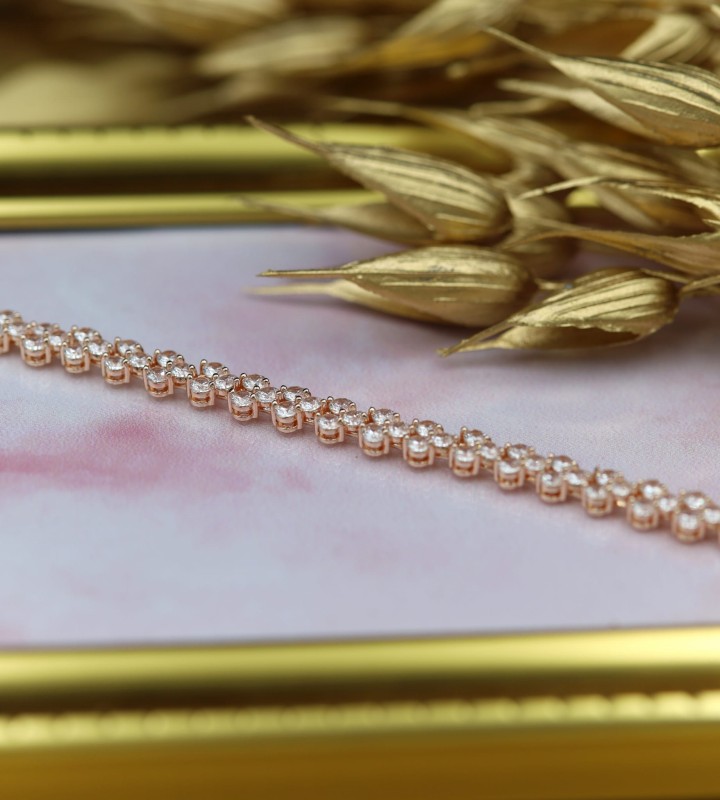 delikatna bransoletka slubna rose gold cyrkonie.JPG