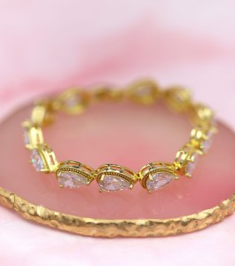 zlota bransoletka slubna elegancka z cyrkoniami.JPG