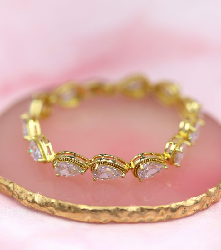 zlota bransoletka slubna elegancka z cyrkoniami.JPG