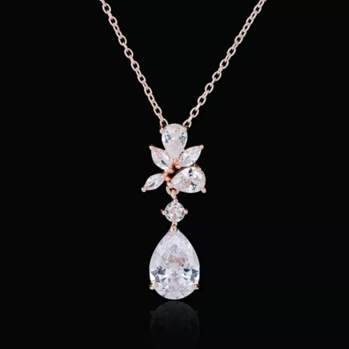 delikatny naszyjnik rozowe zloto rose gold.png