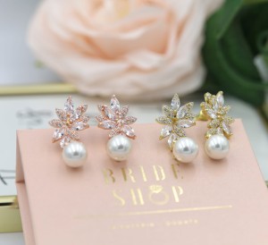 delikatne kolczyki slubne z perlami.JPG