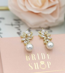 delikatne zlote kolczyki z perelkami.JPG