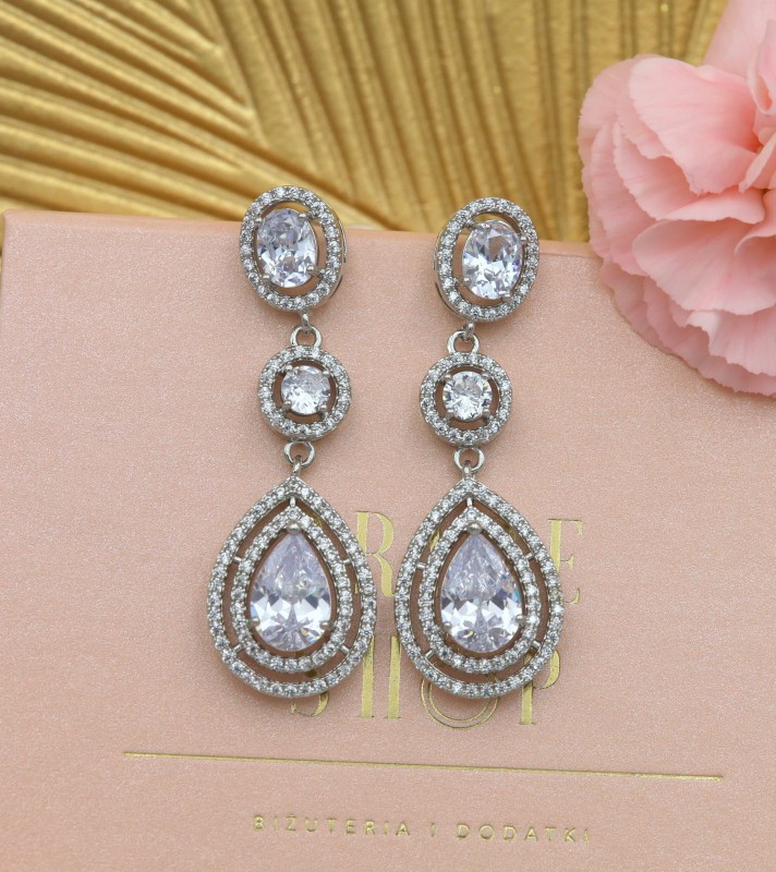 eleganckie kolczyki srebrne cyrkonie.JPG