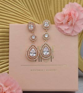wiszace kolczyki slubne rozowe zloto.JPG