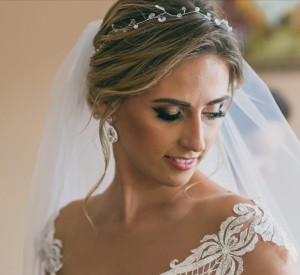 Kolczyki srebrne slubne delikatne